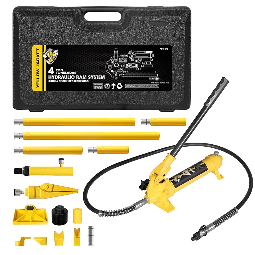 【新品】PORTER BLOCKKEYPACK WOODLANDCAMOver. Amazon.com: YELLOW JACKET 4 ton Porta Power Kit Hydraulic
